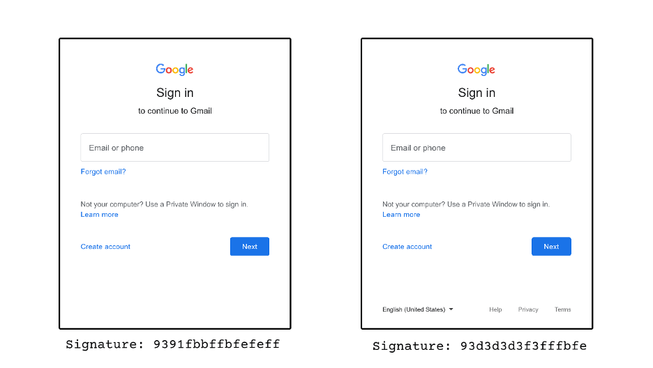 Gmail login example